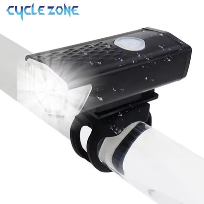 MTB Bike Front Lights USB LED Rechargeable Waterproof Mountain Bike Headlight | Bright Bicycle Light for Night Riding