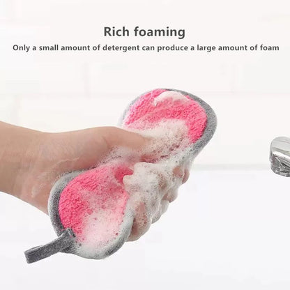 Premium Kitchen Cleaning Sponge Double Sided Sponge Scrubber For Dishwashing Scouring Pad Dish Clot 3