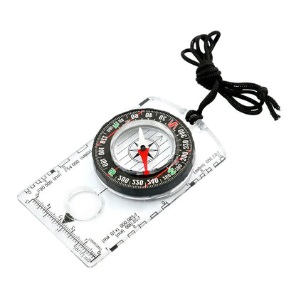 Waterproof Orienteering Compass for Map Reading Baseplate Compass Outdoor Hiking Hunting Navigation Camping Gadget Survival Gear
