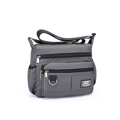 UrbanEdge Mens MultiPocket Crossbody Bag  Large Capacity Shoulder Satchel For Travel  Business 3