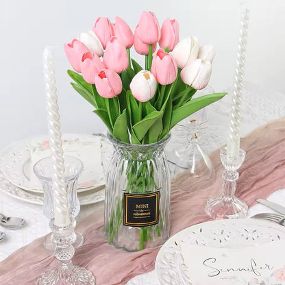 Real Touch Artificial Tulip Bouquet For Home And Wedding Decor  10 Stems 2