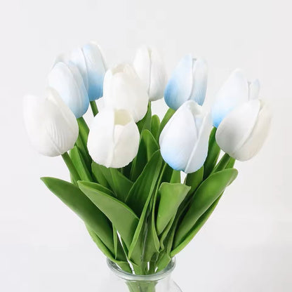 Real Touch Artificial Tulip Bouquet For Home And Wedding Decor  10 Stems 17