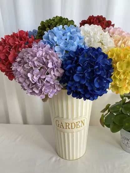 Silk Hydrangea Bouquet With Big Blooms For Home And Wedding Decor 1