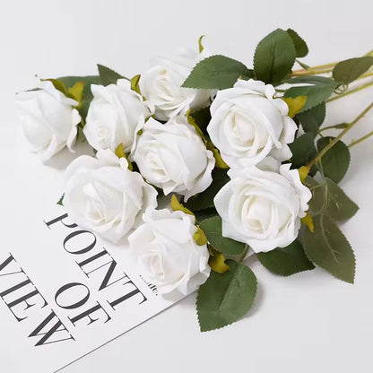 Artificial Rose Flower Stems For Home And Wedding Decoration 1