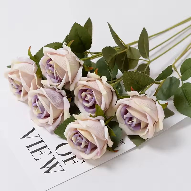 Artificial Rose Flower Stems For Home And Wedding Decoration 7