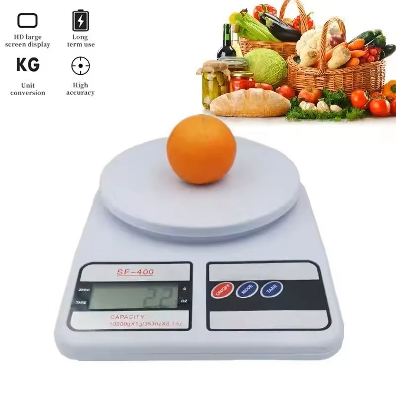 Digital Kitchen Scale with LED Display for Food and Ingredient Measuring