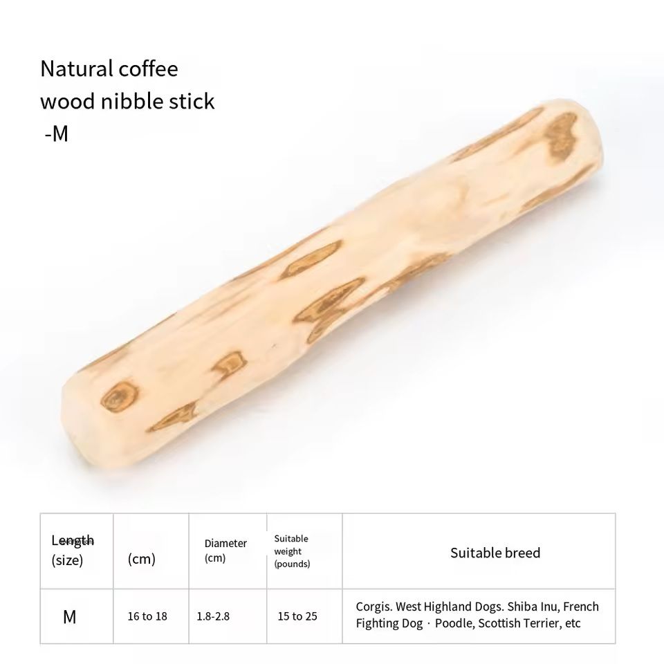 Wooden Dog Chew Stick Toy For Dental Relief And Play 5