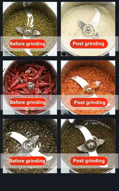 High Speed Stainless Steel Coffee And Powder Grinder For Commercial Use 4