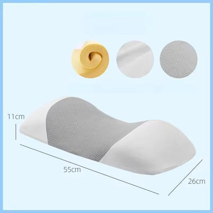Memory Foam Lumbar Support Pillow For Back Sleepers And Bed Comfort 2
