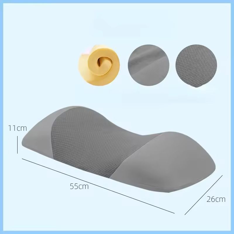 Memory Foam Lumbar Support Pillow For Back Sleepers And Bed Comfort 7
