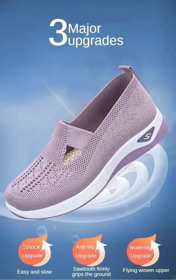 Womens Mesh Orthopedic Sneakers With Non Slip Sole And Breathable Comfort 1