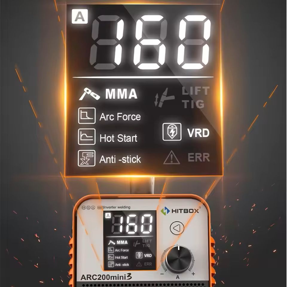 Ultra Mini Stick Welder With Digital Display And ARC Lift TIG Functio 2