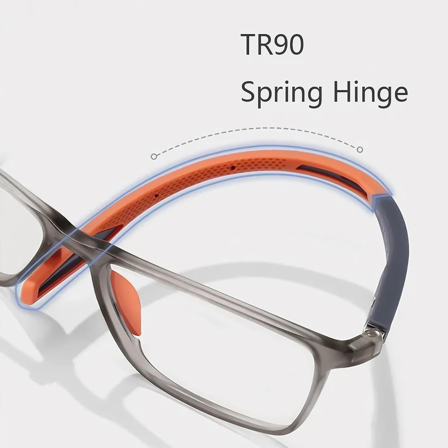 Ultralight AntiBlue Light Reading Glasses  TR90 Sports Eyewear For Men  Women Diopters 10 To 40 4