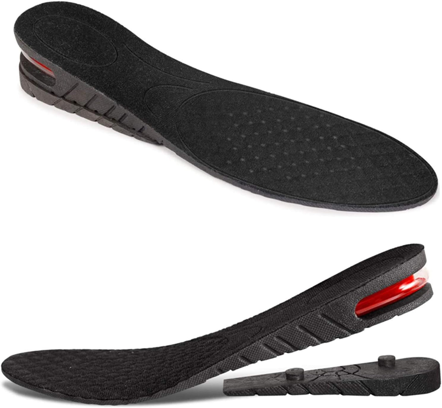 Adjustable Height Increase Insoles  Air Cushion Elevator Inserts For Men  Women 39cm Boost 2