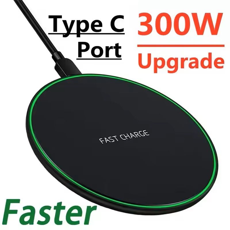 300W Fast Wireless Charging Pad for iPhone, Samsung & More