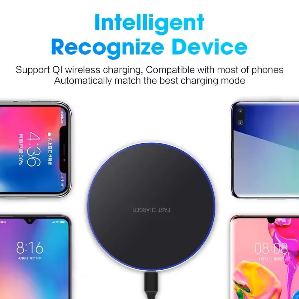 300W Fast Wireless Charging Pad For IPhone Samsung  More 13