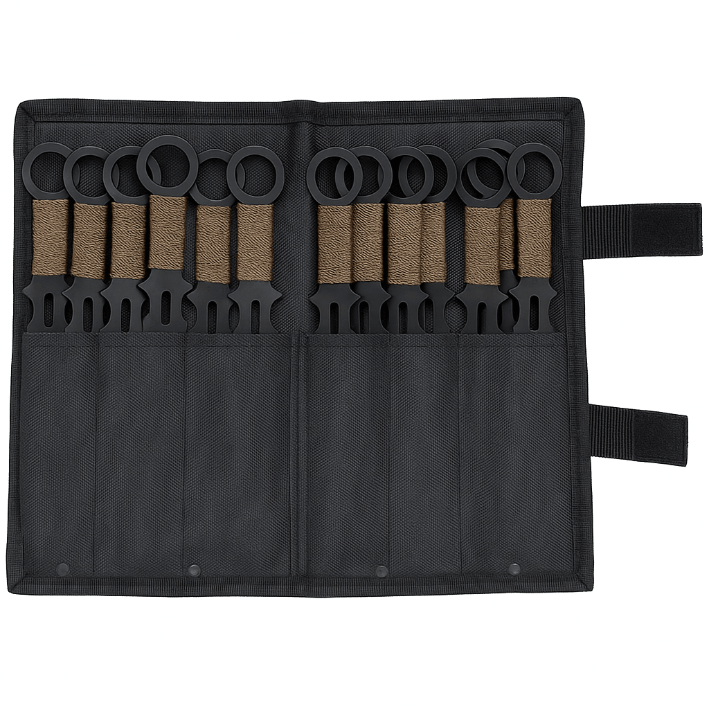 12PC Stainless Steel Throwing Knife Set With Case For Practice And Training 4