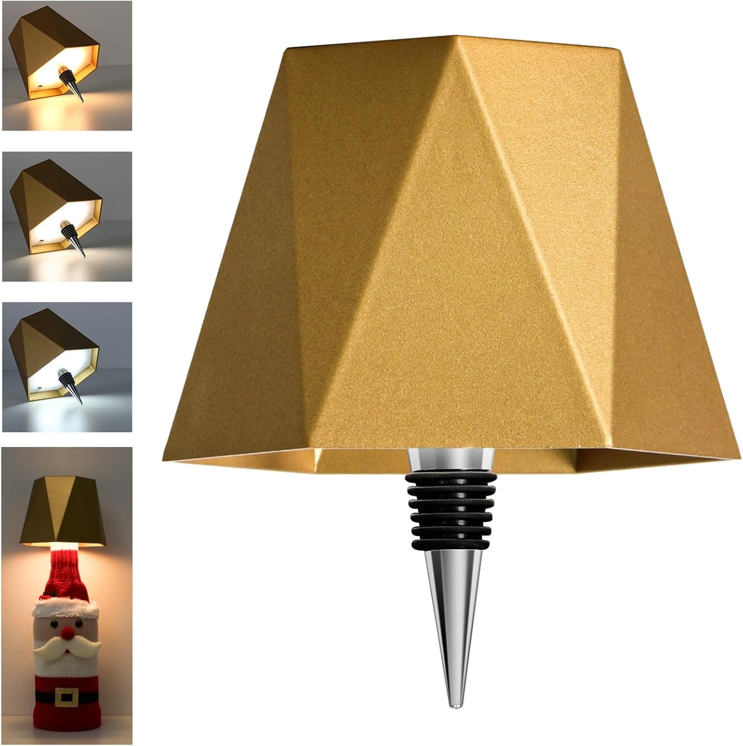 Wireless Bottle Table Lamp  Touch Control Night Light With 3 Color Modes  Stepless Dimming 17
