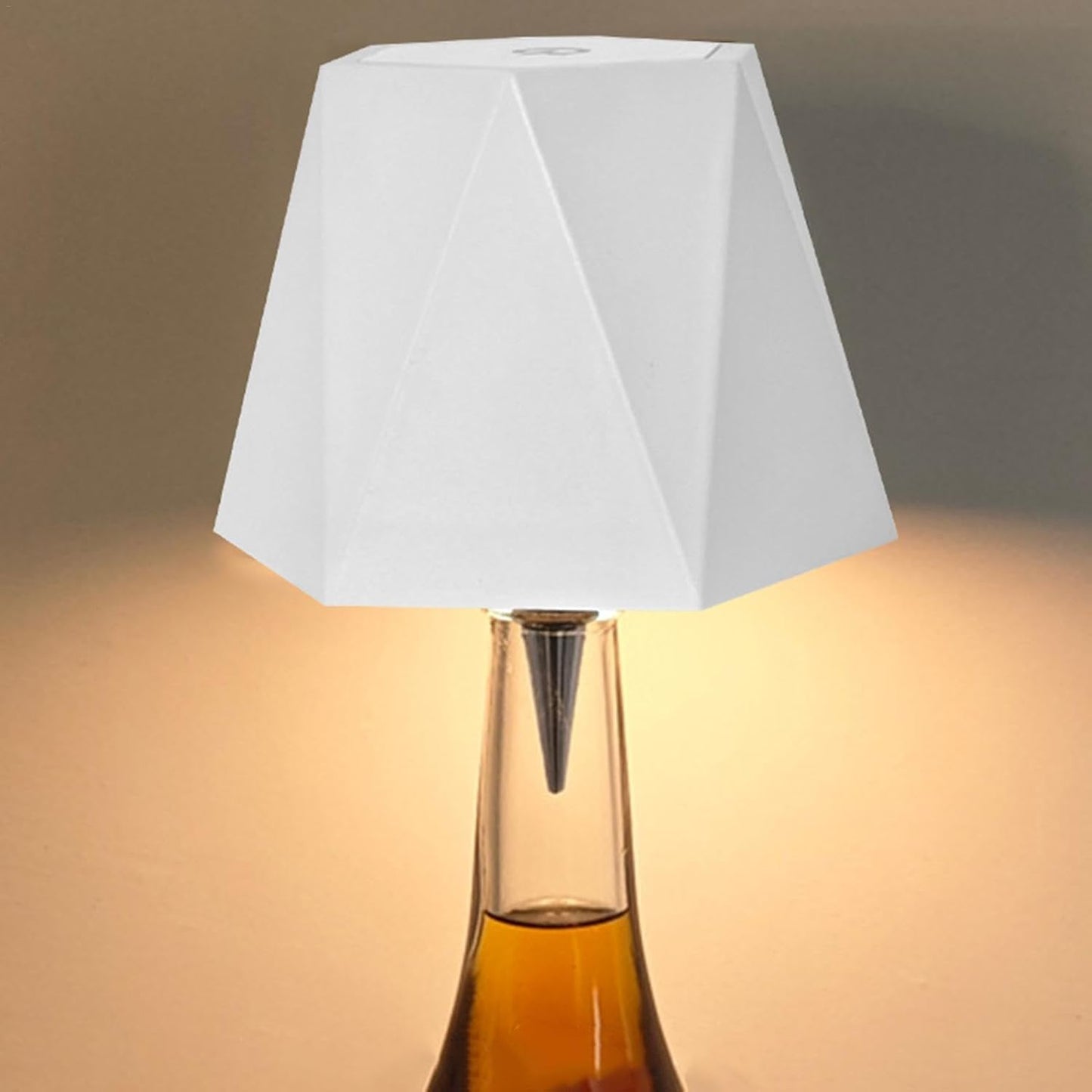 Wireless Bottle Table Lamp  Touch Control Night Light With 3 Color Modes  Stepless Dimming 1