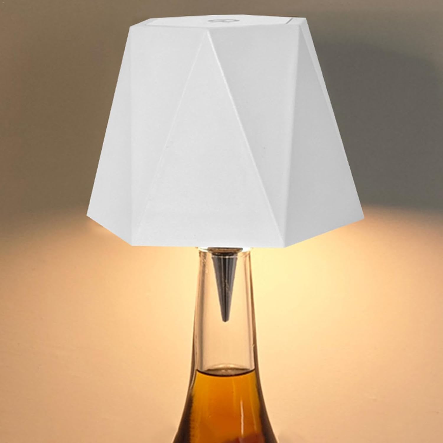 Wireless Bottle Table Lamp  Touch Control Night Light With 3 Color Modes  Stepless Dimming 1