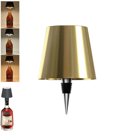 Wireless Bottle Table Lamp  Touch Control Night Light With 3 Color Modes  Stepless Dimming 10