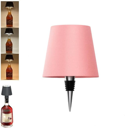 Wireless Bottle Table Lamp  Touch Control Night Light With 3 Color Modes  Stepless Dimming 8