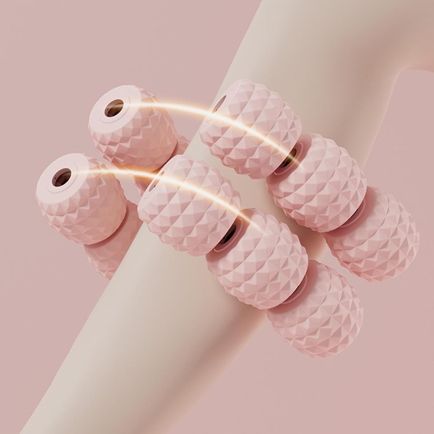 12Round Circular Leg Slimming Massager  Stretching  Muscle Relaxation Clamp For Toning  Recovery 2