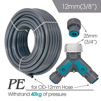 Adjustable Garden Misting System With Flexible Brass Spray Kit  Cooling Fogging  Watering Hose 6