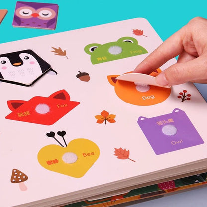 Montessori Baby Busy Book My First Quiet Book For Toddlers  Early Learning  Matching Game Toy For K