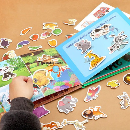 Montessori Baby Busy Book My First Quiet Book For Toddlers  Early Learning  Matching Game Toy For K