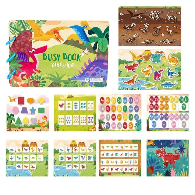 Montessori Baby Busy Book My First Quiet Book For Toddlers  Early Learning  Matching Game Toy For K