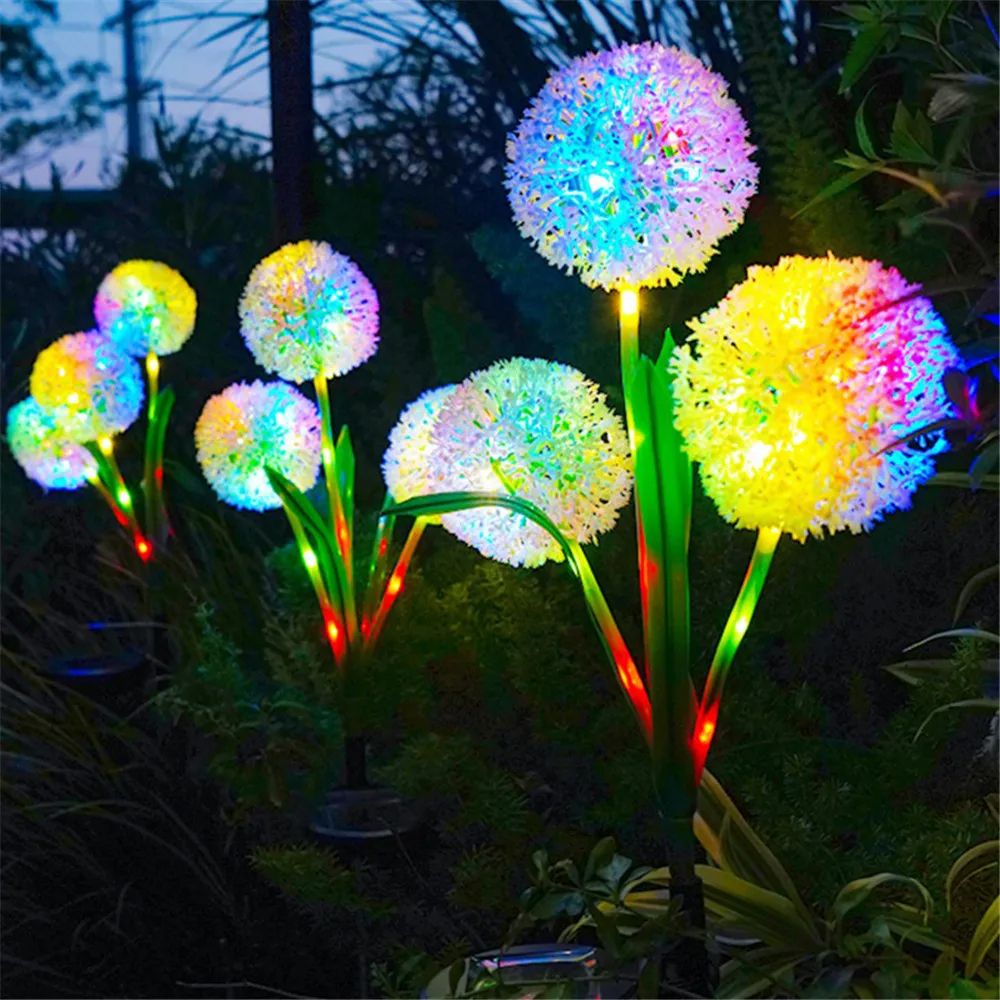 Flower Garden Lights Outdoor Onion Head Yard Lawn Decoration Light For Wedding Christmas Landscape  3
