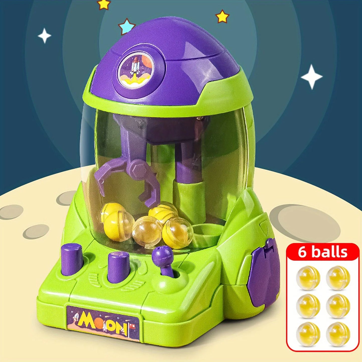 Space Rocket Crawler Interactive Ball Pincer  Egg Twister Toy  Perfect Holiday Gift For Children 4