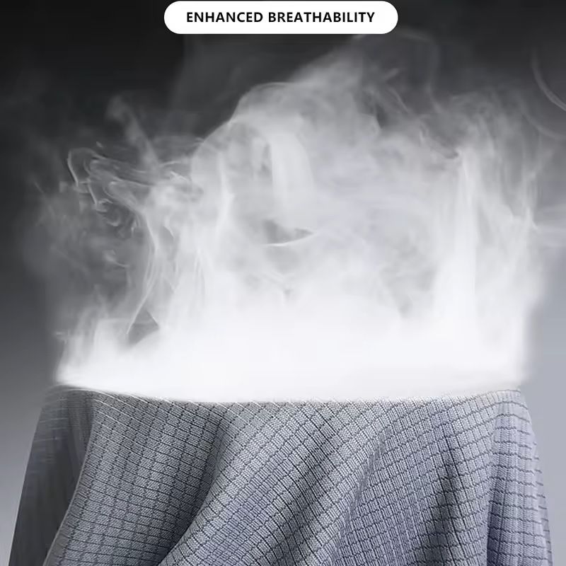 Mens Ice Silk Long Sleeve TShirt  QuickDry Breathable Sun Protection 1