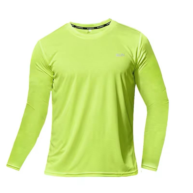 Mens Ice Silk Long Sleeve TShirt  QuickDry Breathable Sun Protection 9