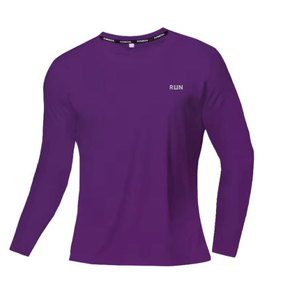 Mens Ice Silk Long Sleeve TShirt  QuickDry Breathable Sun Protection 6