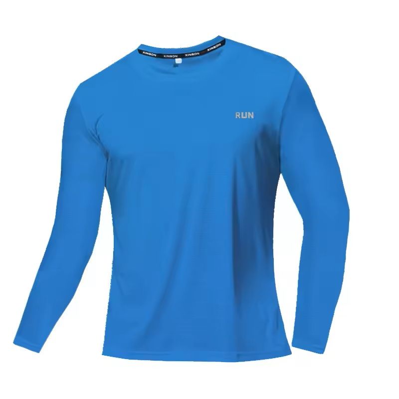 Mens Ice Silk Long Sleeve TShirt  QuickDry Breathable Sun Protection 7