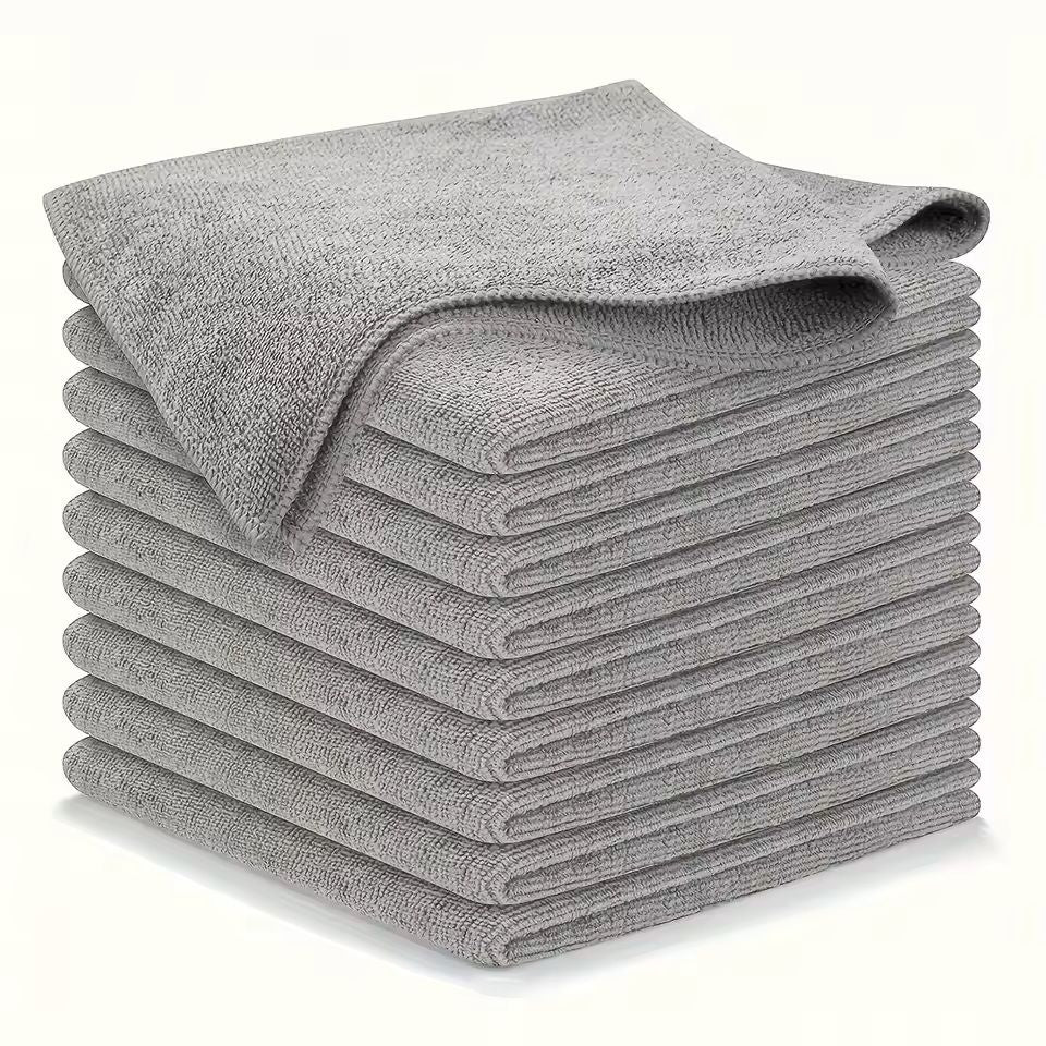 5 10 20 Piece Ultra Fine Fiber Kitchen Towel Set Soft Absorbent Stain Removing Cleaning Cloths 10