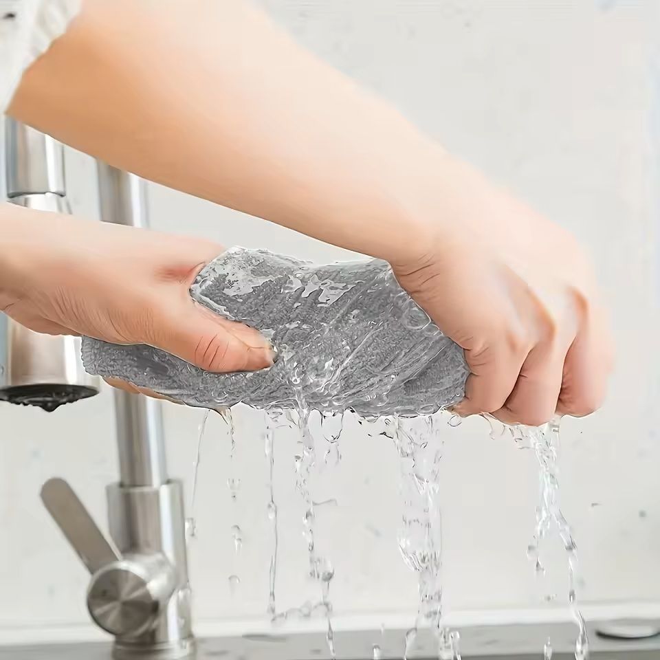 5 10 20 Piece Ultra Fine Fiber Kitchen Towel Set Soft Absorbent Stain Removing Cleaning Cloths 9