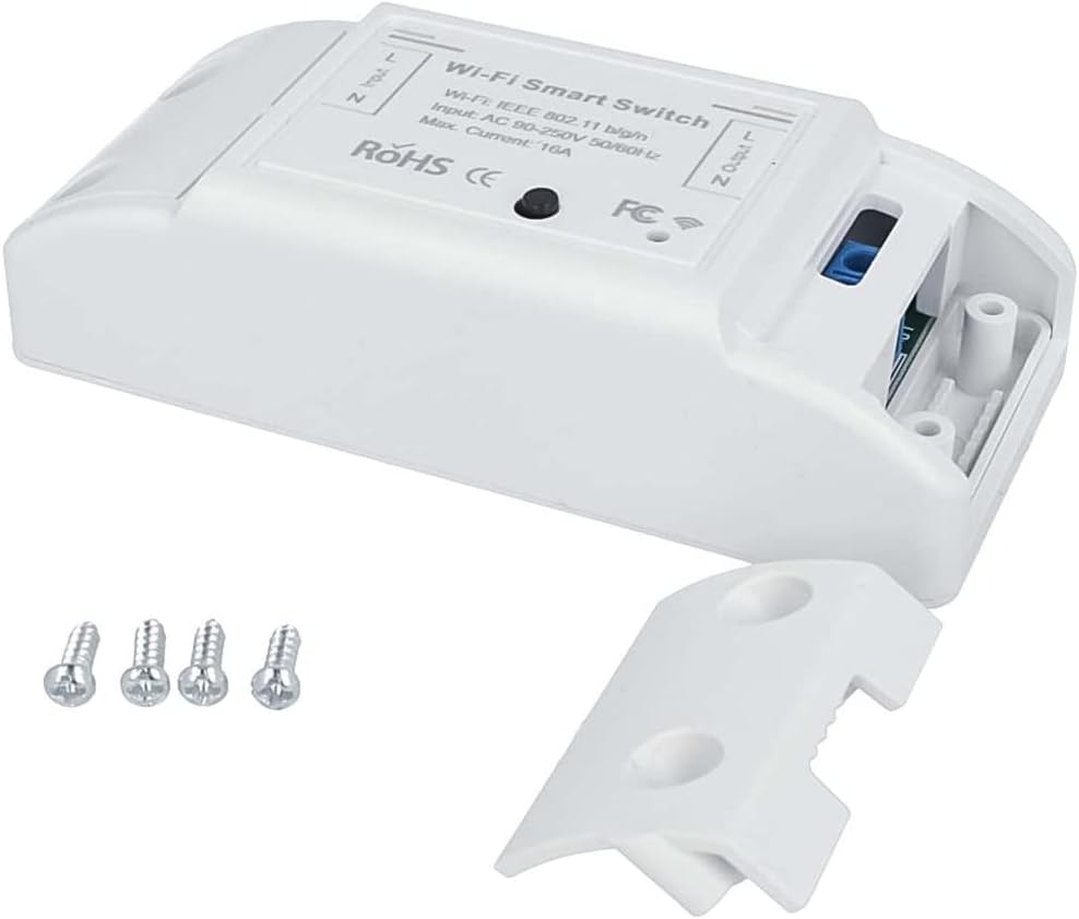 16A WiFi Smart Switch  Wireless Relay Breaker With Alexa  Google Home Voice Control eWeLink Compati 2