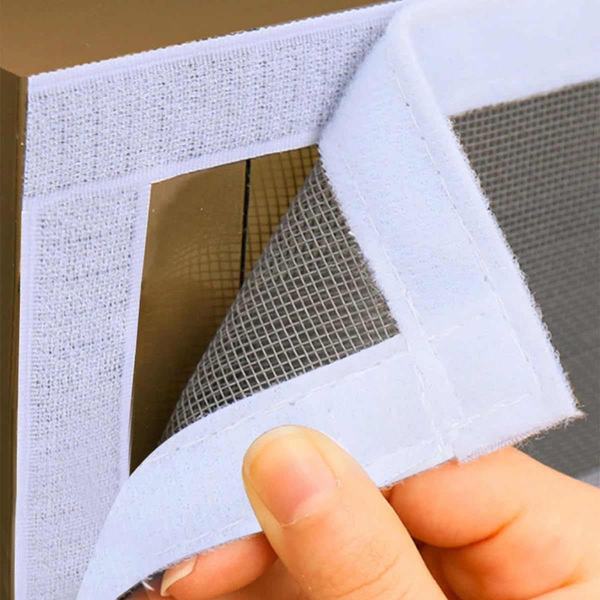 White MosquitoProof Window  Door Screen Customizable Insect Netting For Summer Ventilation 2
