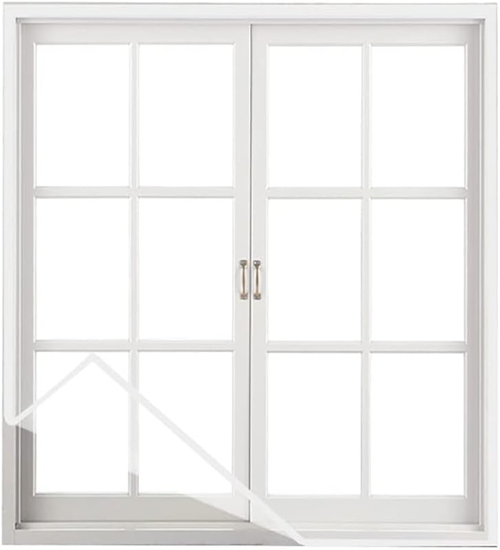 White MosquitoProof Window  Door Screen Customizable Insect Netting For Summer Ventilation 3