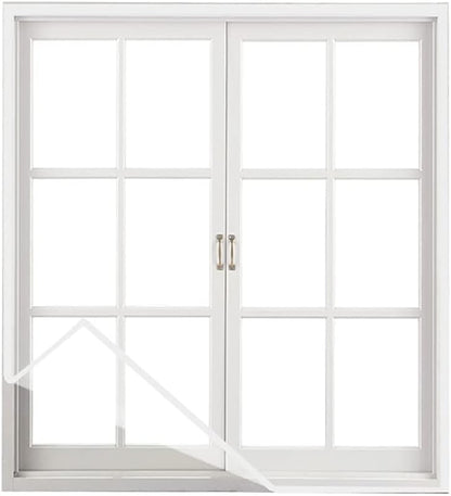 White MosquitoProof Window  Door Screen Customizable Insect Netting For Summer Ventilation 3