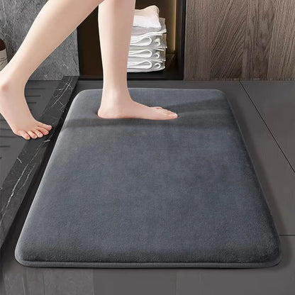 Super Absorbent Floor Mat  AntiSlip Coral Velvet Bathroom Rug QuickDry Bath Mat For Doorways  Showe 8