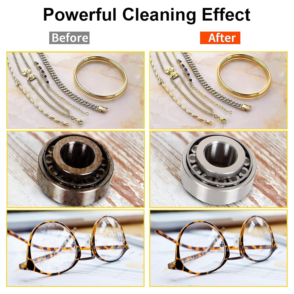 Ultrasonic Cleaner 40kHz Professional Ultrasound Washing Bath For Jewelry  Eyeglasses 4