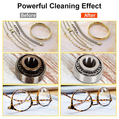 Ultrasonic Cleaner 40kHz Professional Ultrasound Washing Bath For Jewelry  Eyeglasses 4