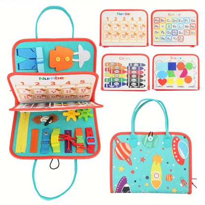 Montessori Busy Board For Toddlers Sensory Educational Toys For Kids Preschool Fine Motor Skills Gi 4