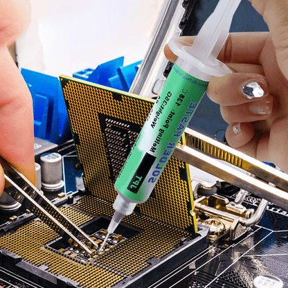 Lead Free Solder Paste 138 C No Clean Syringe for iPhone Repair