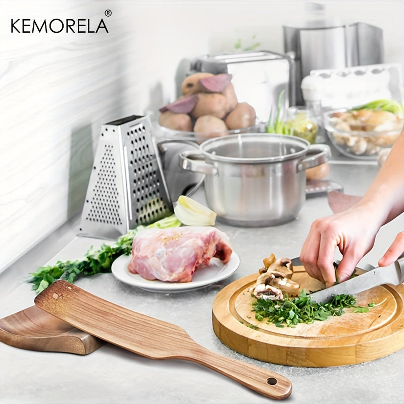 Wooden Utensil Holder ClipOn Kitchen Spoon Rest For Cooking Spatulas  Spoons 4