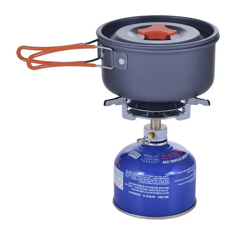 Windproof Camping Gas Stove Portable Foldable Backpack Stove With Piezo Ignition For Outdoor Cookin 3